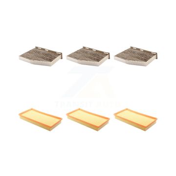 3x Air + 3x Cabin Filter (6 Total) Kit For Volkswagen Golf City Jetta KFL-101120