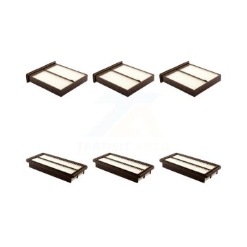 3x Air + 3x Cabin Filter (6 Total) Kit For 2007-2009 Suzuki SX4 KFL-101123