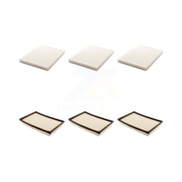 3x Air + 3x Cabin Filter (6 Total) Kit For Ram 1500 Classic 2500 3500 4500 5500 KFL-101138