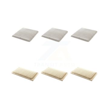 3x Air + 3x Cabin Filter (6 Total) Kit For Toyota Sienna KFL-101146
