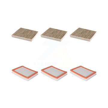 3x Air + 3x Cabin Filter (6 Total) Kit For 2018-2025 Chevrolet Equinox GMC Terrain KFL-101163