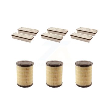 3x Air + 3x Cabin Filter (6 Total) Kit For 2004 Buick Rainier KFL-101167