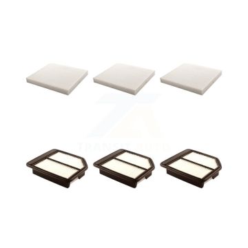 3x Air + 3x Cabin Filter (6 Total) Kit For Honda Civic KFL-101170