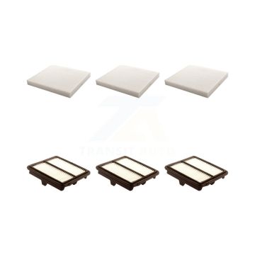 3x Air + 3x Cabin Filter (6 Total) Kit For Honda Civic Acura ILX 1.5L KFL-101171