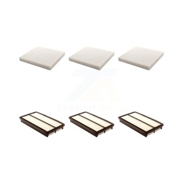 3x Air + 3x Cabin Filter (6 Total) Kit For Honda Odyssey Pilot Acura MDX KFL-101177
