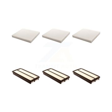 3x Air + 3x Cabin Filter (6 Total) Kit For Honda Accord Acura TL RL KFL-101191