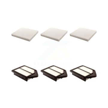 3x Air + 3x Cabin Filter (6 Total) Kit For 2010-2011 Honda CR-V KFL-101197