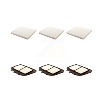 3x Air + 3x Cabin Filter (6 Total) Kit For Cadillac SRX STS KFL-101201