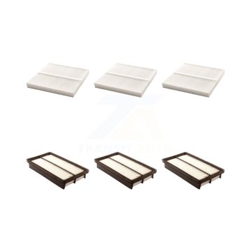 3x Air + 3x Cabin Filter (6 Total) Kit For 2003-2008 Mazda 6 3.0L KFL-101206