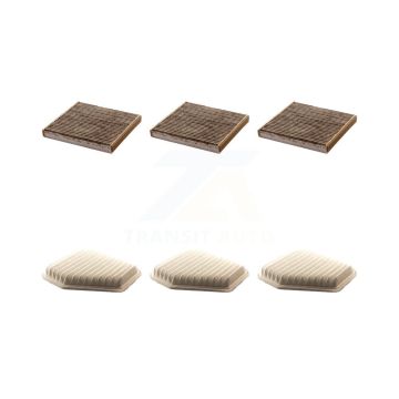 3x Air + 3x Cabin Filter (6 Total) Kit For Toyota Corolla RAV4 Matrix Camry Venza Pontiac KFL-101217