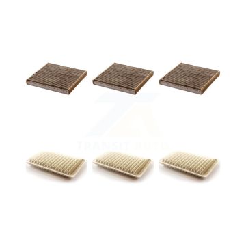 3x Air + 3x Cabin Filter (6 Total) Kit For Toyota Camry Venza KFL-101222