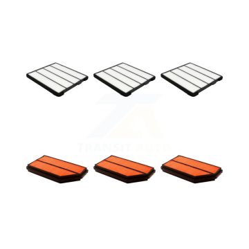 3x Air + 3x Cabin Filter (6 Total) Kit For Honda Pilot Acura MDX KFL-101256