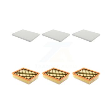 3x Air + 3x Cabin Filter (6 Total) Kit For Ford Edge Fusion Lincoln Nautilus MKX MKZ KFL-101266