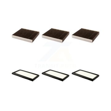 3x Air + 3x Cabin Filter (6 Total) Kit For Chevrolet Spark KFL-101286