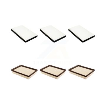 3x Air + 3x Cabin Filter (6 Total) Kit For Buick Century Regal Oldsmobile Intrigue Monte KFL-101307
