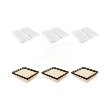 3x Air + 3x Cabin Filter (6 Total) Kit For 1997-2000 Acura EL KFL-101309