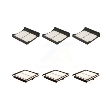 3x Air + 3x Cabin Filter (6 Total) Kit For Subaru Forester Impreza XV Crosstrek WRX STI KFL-101317
