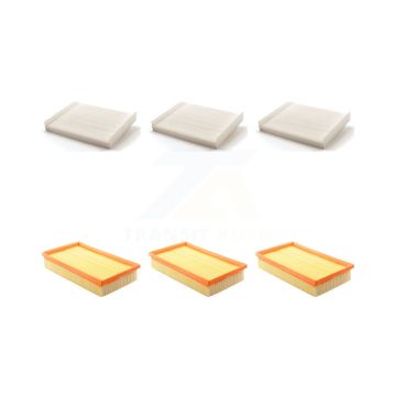 3x Air + 3x Cabin Filter (6 Total) Kit For Ford Fusion Mercury Milan 2.5L with GAS engine KFL-101322