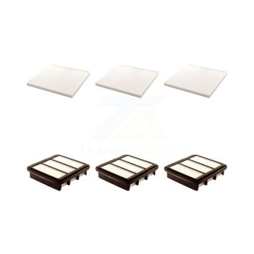 3x Air + 3x Cabin Filter (6 Total) Kit For Kia Forte Koup Forte5 KFL-101329