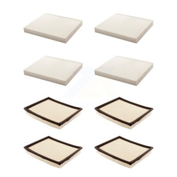 4x Air + 4x Cabin Filter (8 Total) Kit For Nissan Frontier NV2500 NV3500 KFL-101400