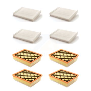 4x Air + 4x Cabin Filter (8 Total) Kit For 2013 Lincoln MKZ 3.7L KFL-101471