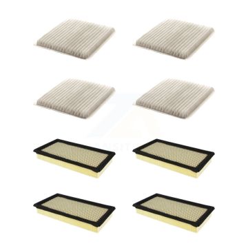 4x Air + 4x Cabin Filter (8 Total) Kit For Ford Edge Lincoln MKX Mazda CX-9 MKZ MKS MKT KFL-101474