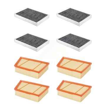 4x Air + 4x Cabin Filter (8 Total) Kit For Land Rover Range Evoque Discovery Sport LR2 KFL-101502