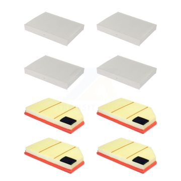 4x Air + 4x Cabin Filter (8 Total) Kit For Volvo XC60 S60 V60 S80 Cross Country XC70 KFL-101505