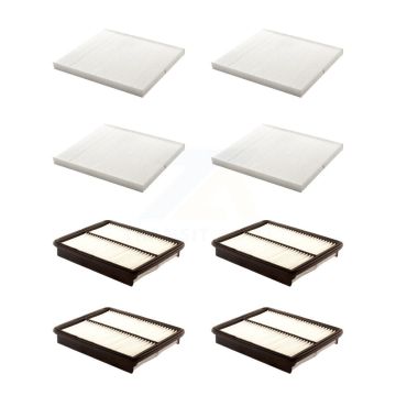 4x Air + 4x Cabin Filter (8 Total) Kit For Hyundai Sonata Kia Optima Cadenza KFL-101516