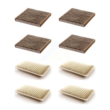 4x Air + 4x Cabin Filter (8 Total) Kit For Toyota Camry Venza KFL-101545