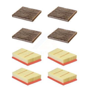 4x Air + 4x Cabin Filter (8 Total) Kit For Land Rover Range Sport Discovery 2.0L KFL-101562
