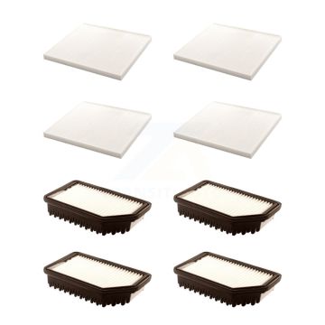4x Air + 4x Cabin Filter (8 Total) Kit For 2012-2017 Hyundai Accent Kia Rio Veloster KFL-101566