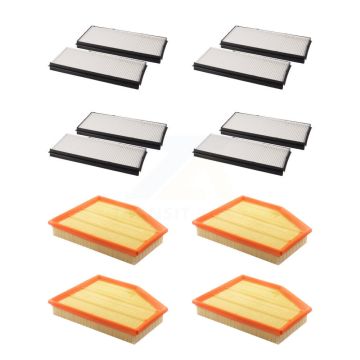 4x Air + 4x Cabin Filter (8 Total) Kit For BMW 530i 530xi 528i xDrive 525i 528xi 525xi KFL-101585