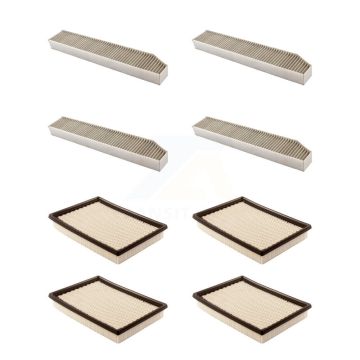 4x Air + 4x Cabin Filter (8 Total) Kit For Jeep Grand Cherokee KFL-101595