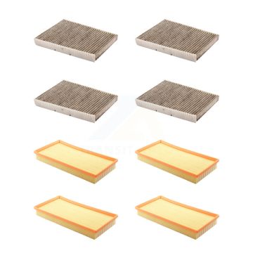 4x Air + 4x Cabin Filter (8 Total) Kit For Volkswagen Jetta Golf Beetle City Audi TT R32 KFL-101611