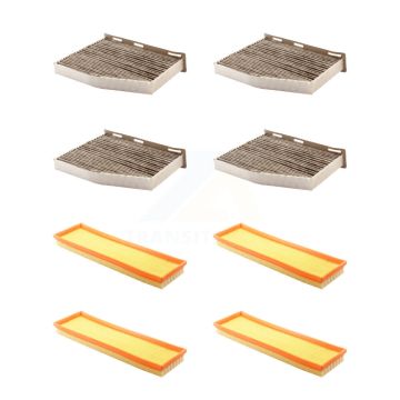 4x Air + 4x Cabin Filter (8 Total) Kit For Volkswagen Jetta Passat Golf Beetle Rabbit KFL-101614