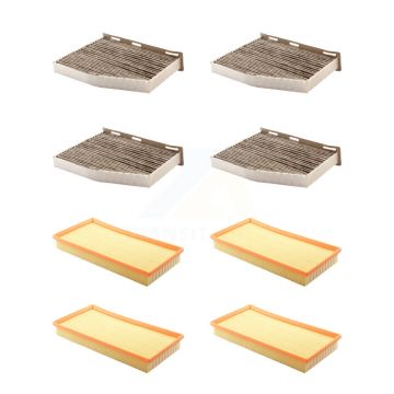 4x Air + 4x Cabin Filter (8 Total) Kit For Volkswagen Golf City Jetta KFL-101615