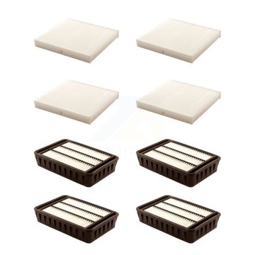 4x Air + 4x Cabin Filter (8 Total) Kit For Mitsubishi Lancer Outlander Sport RVR KFL-101625