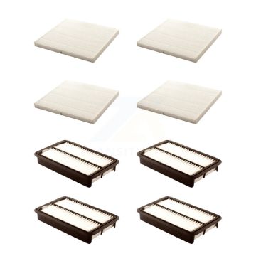 4x Air + 4x Cabin Filter (8 Total) Kit For 2002 Toyota Corolla KFL-101638