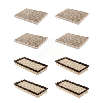 4x Air + 4x Cabin Filter (8 Total) Kit For Dodge Caravan Grand Chrysler Town & Country KFL-101666