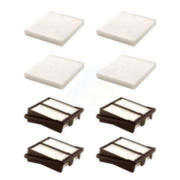 4x Air + 4x Cabin Filter (8 Total) Kit For 2007-2008 Honda Fit KFL-101673