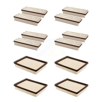 4x Air + 4x Cabin Filter (8 Total) Kit For Pontiac Montana Chevrolet Uplander Buick Aztek KFL-101686