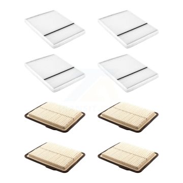 4x Air + 4x Cabin Filter (8 Total) Kit For 2006-2011 Buick Lucerne Cadillac DTS KFL-101690