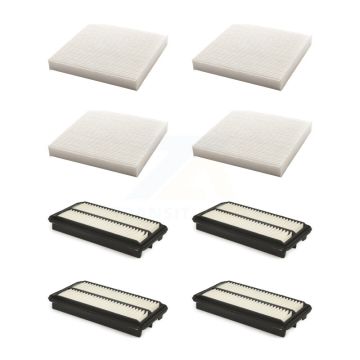 4x Air + 4x Cabin Filter (8 Total) Kit For Honda Odyssey Acura TLX KFL-101740