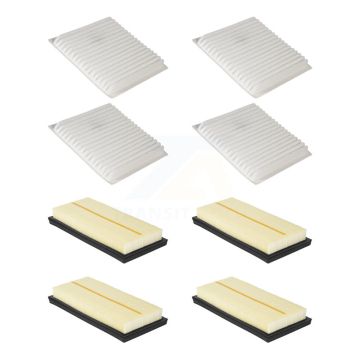 4x Air + 4x Cabin Filter (8 Total) Kit For Mitsubishi Mirage G4 KFL-101758