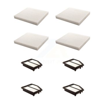4x Air + 4x Cabin Filter (8 Total) Kit For Honda Civic Acura ILX KFL-101776