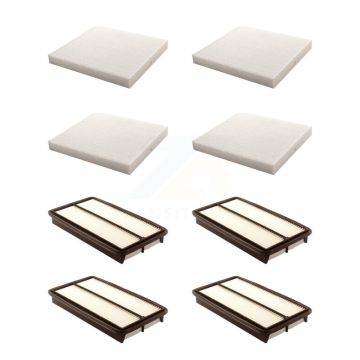 4x Air + 4x Cabin Filter (8 Total) Kit For Honda Odyssey Pilot Acura MDX KFL-101783