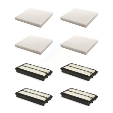 4x Air + 4x Cabin Filter (8 Total) Kit For Honda Pilot Ridgeline Acura MDX Passport KFL-101797