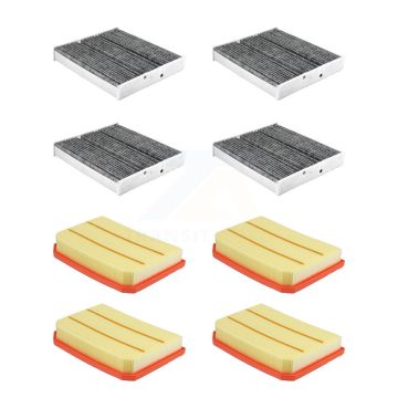 4x Air + 4x Cabin Filter (8 Total) Kit For Mercedes-Benz GLB250 A220 A250 GLB35 AMG A35 KFL-101818