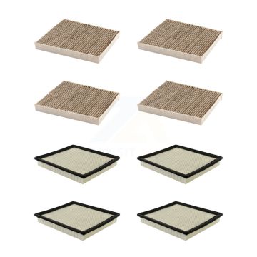 4x Air + 4x Cabin Filter (8 Total) Kit For Chevrolet Impala Cadillac XTS KFL-101831
